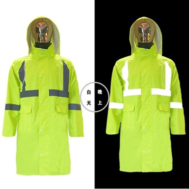 Pengawal Baju Hujan Reflektif Polis Trafik Anda Dan Saya