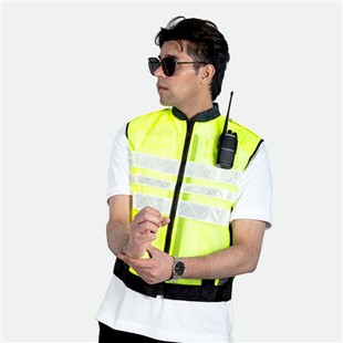 Jaket Keselamatan Menunggang Hi Vis Mesh