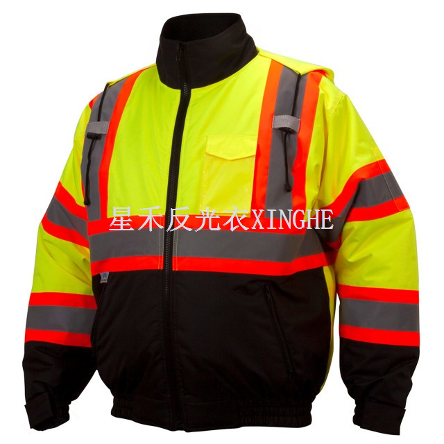 Jaket Vis Tinggi Kalis Cuaca